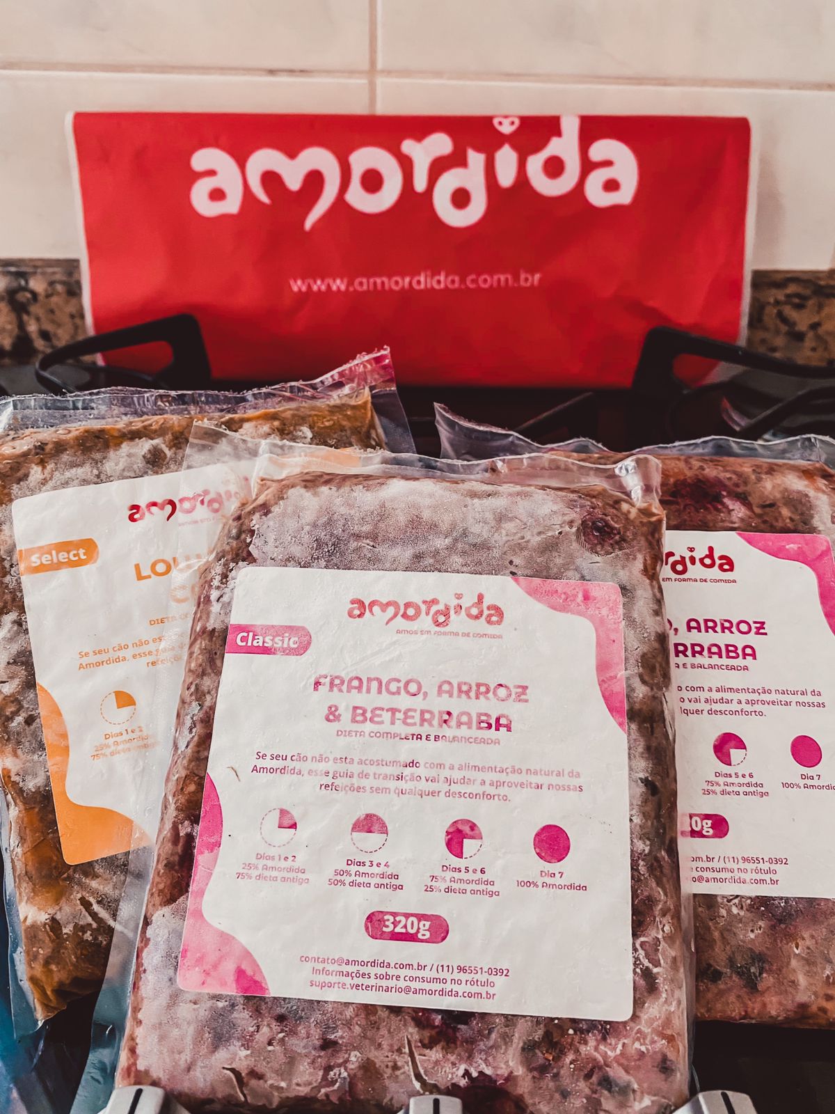 Imagem de comidas da Amordida